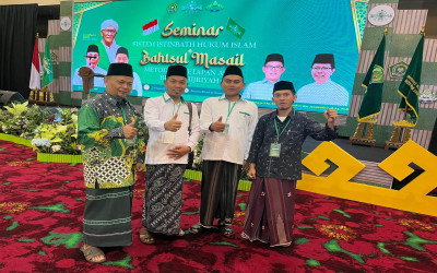 Pengurus Cabang Nahdlatul Ulama (PCNU) Mataram Ikuti Seminar Sistem Istimbath Hukum dan Bahtsul Masail